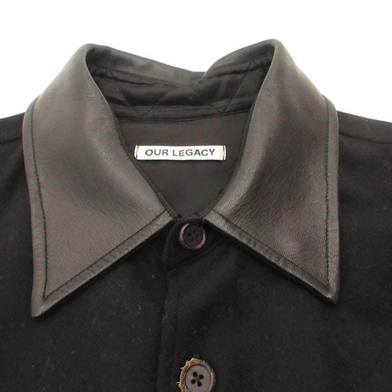 Our Legacy | OUR LEGACY ABOVE SHIRT Long Sleeve Shirt M4202ABM Black