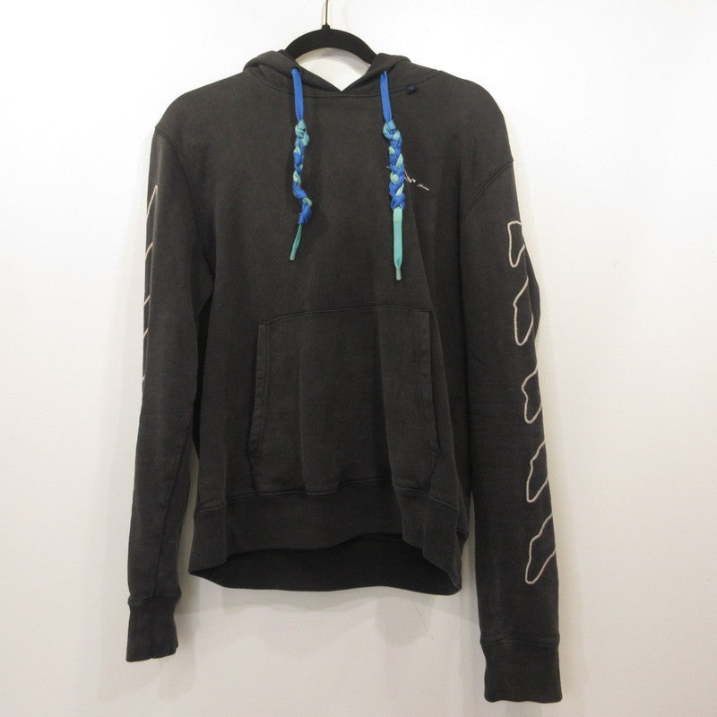 OFF-WHITE | OFF-WHITE ABSTRACT ARROWS SLIM HOODIE OMBB034F19E30011 Eastland Co. Ltd. Authentic Black Size: S