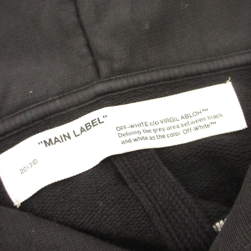 OFF-WHITE | OFF-WHITE ABSTRACT ARROWS SLIM HOODIE OMBB034F19E30011 Eastland Co. Ltd. Authentic Black Size: S
