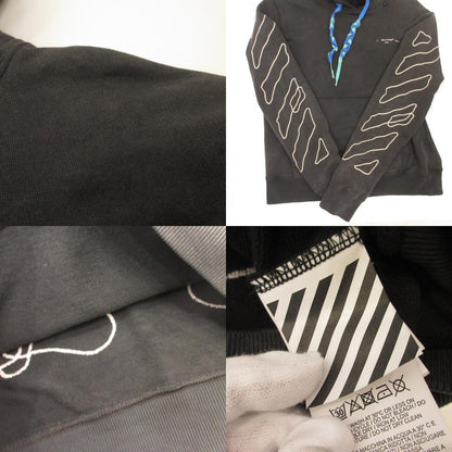 OFF-WHITE | OFF-WHITE ABSTRACT ARROWS SLIM HOODIE OMBB034F19E30011 Eastland Co. Ltd. Authentic Black Size: S