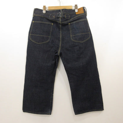 TROPHY CLOTHING | Trophy Clothing Waist Overalls Dirt Denim Jeans Lot.1604 Navy Size: 36