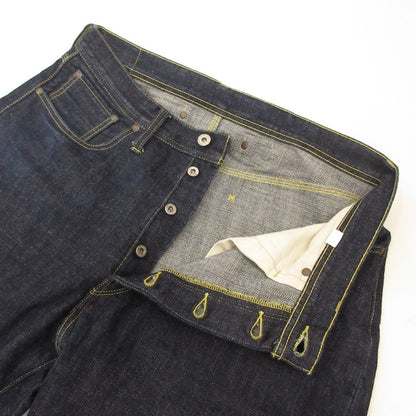 TROPHY CLOTHING | Trophy Clothing Waist Overalls Dirt Denim Jeans Lot.1604 Navy Size: 36