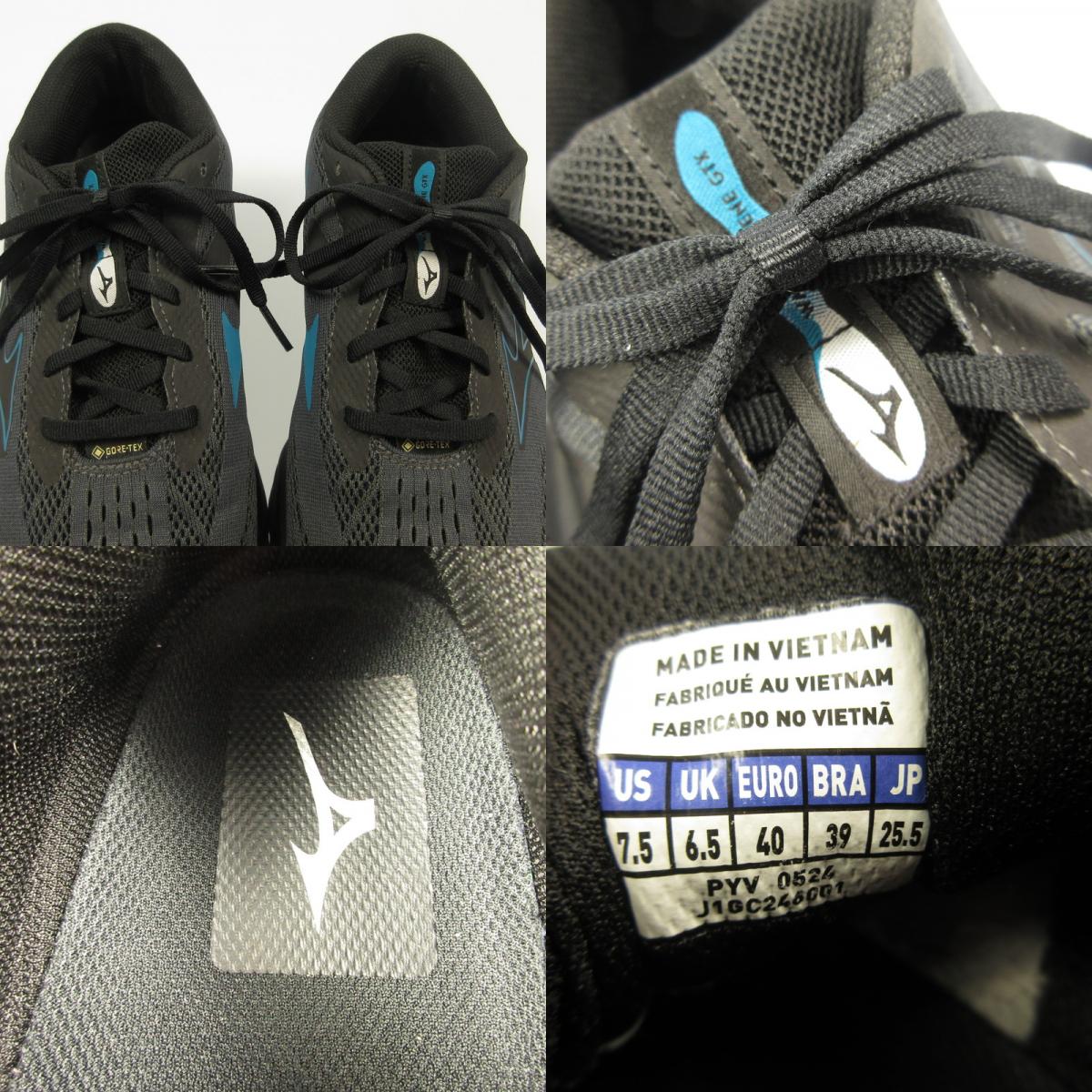 Mizuno | WAVE SERENE GTX Sneakers J1GC246001 Black 25.5cm
