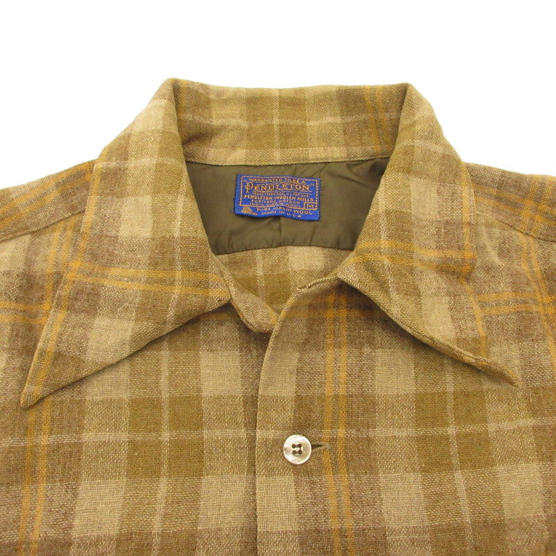 PENDLETON | Pendleton Long Sleeve Shirt Era: 70s Size: M