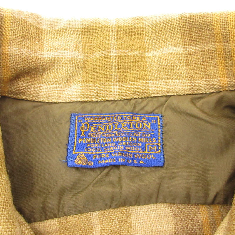 PENDLETON | Pendleton Long Sleeve Shirt Era: 70s Size: M
