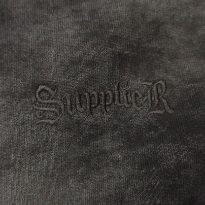 SUPPLIER | SUPPLIER Faux Fur Cross Zip Hoodie Black Size: L