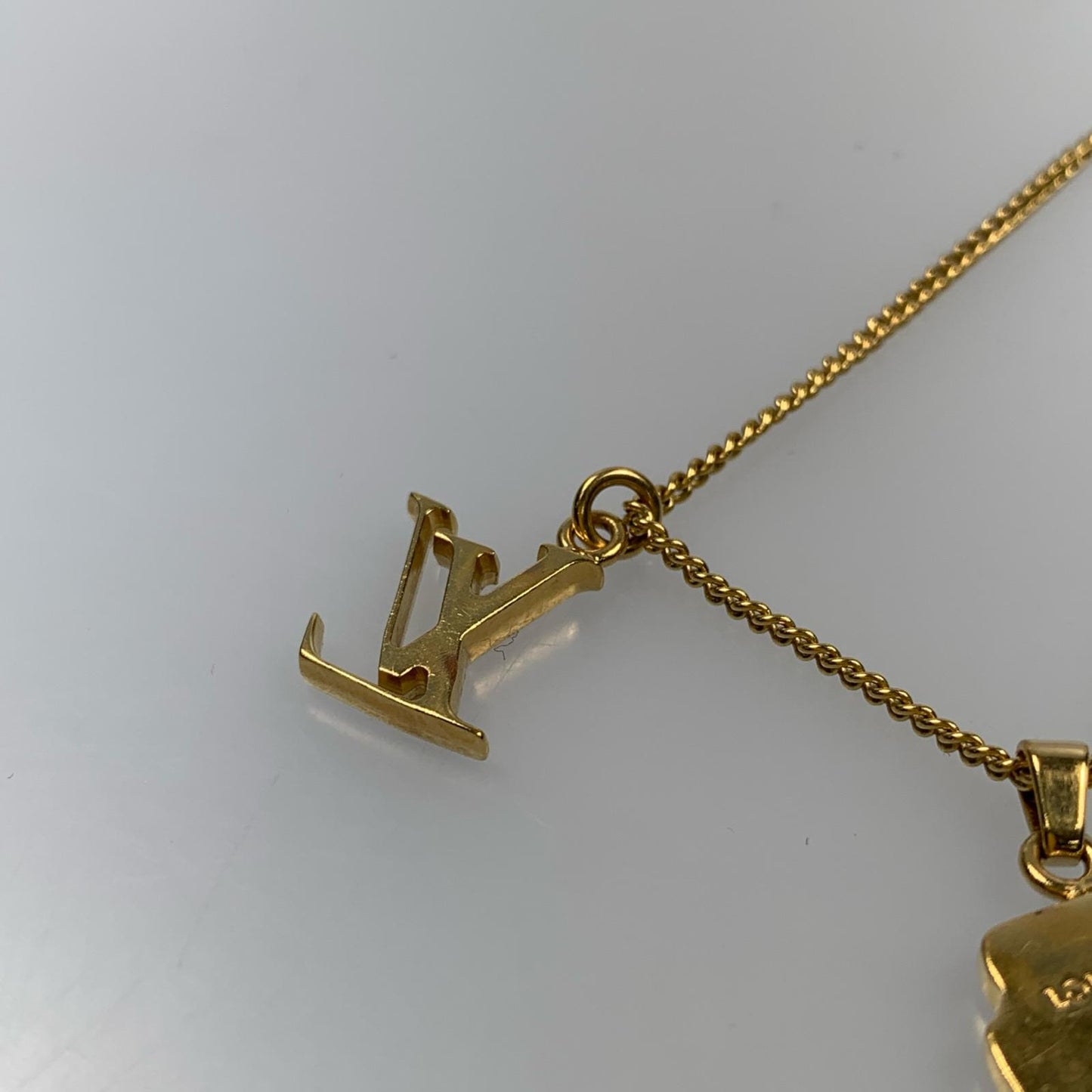 LOUIS VUITTON | ルイ・ヴィトン コリエマップ LVイニシャル・シティー ネックレス M68261 ゴールド