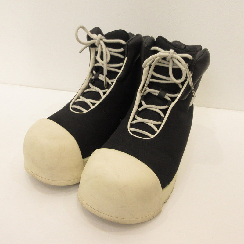 THICK SOLED HIGH TOP BOOTS Black 27cm