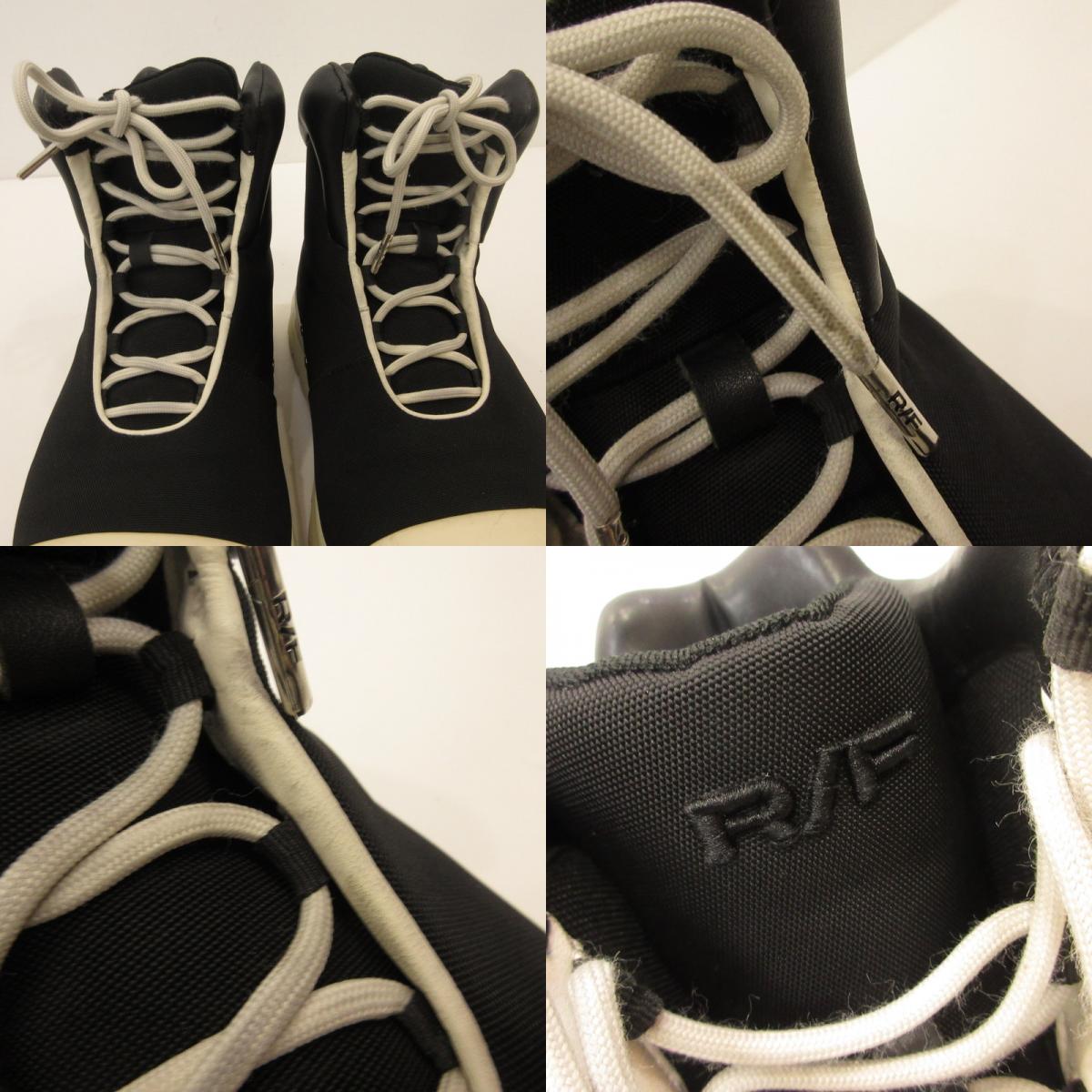 THICK SOLED HIGH TOP BOOTS Black 27cm