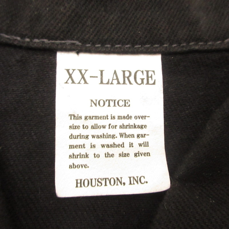 HOUSTON | ヒューストン コーンデニムアーミープルオーバーシャツ その他トップス 41148 ブラック サイズ：XXL