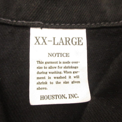 HOUSTON | ヒューストン コーンデニムアーミープルオーバーシャツ その他トップス 41148 ブラック サイズ：XXL