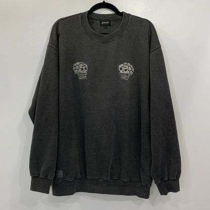 schott | ショット PIGMENT SKULL AND SNAKE CREW SWEAT スウェット 782-5232011 グレー【姫路東店】
