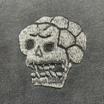 schott | ショット PIGMENT SKULL AND SNAKE CREW SWEAT スウェット 782-5232011 グレー【姫路東店】