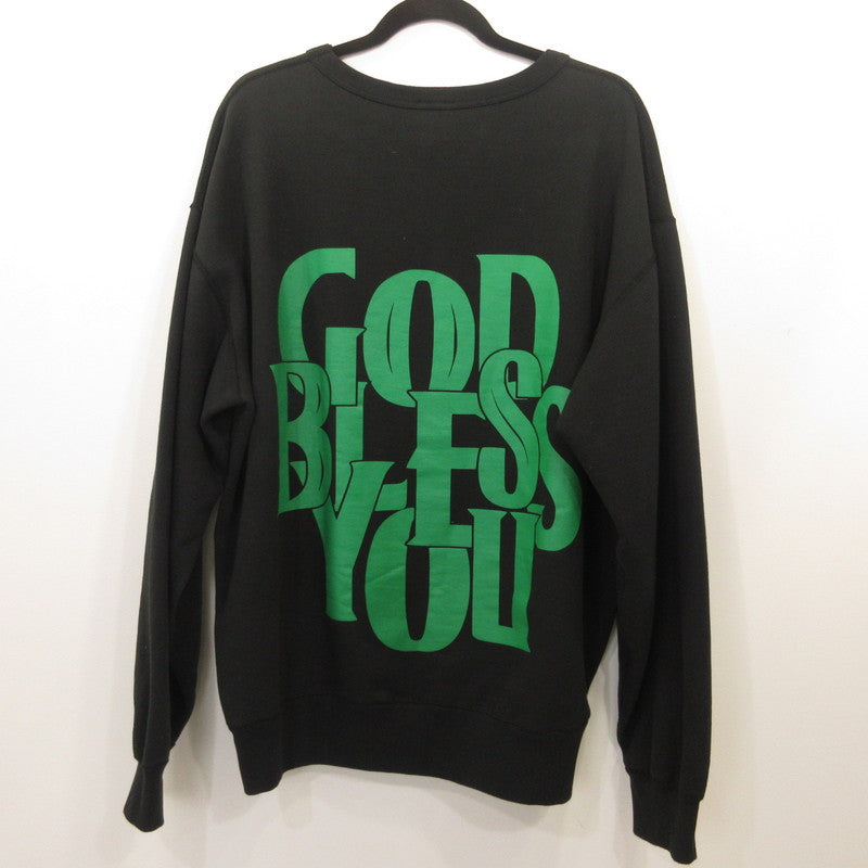EXAMPLE | EXAMPLE GOD BLESS YOU CREWNECK Sweatshirt Black Size: XXL