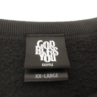 EXAMPLE | EXAMPLE GOD BLESS YOU CREWNECK Sweatshirt Black Size: XXL