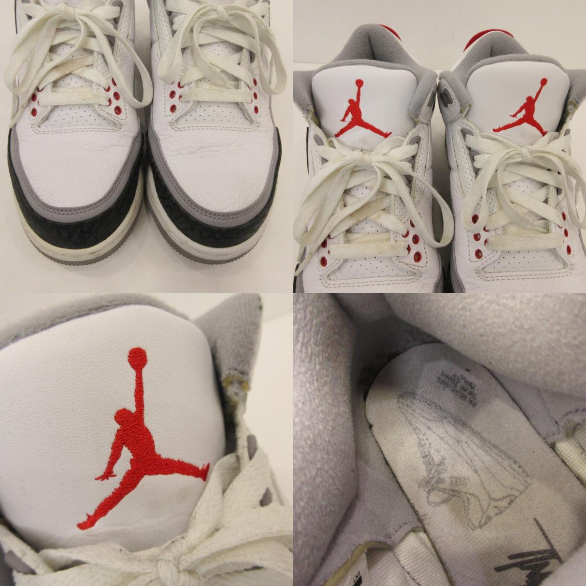 【中古】NIKE | ナイキ Air Jordan 3 Retro 'Tinker Hatfield' スニーカー AQ3835-160 グレー 26.5cm【姫路東店】