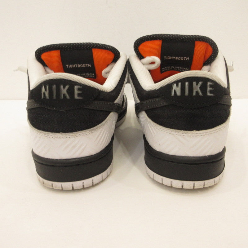 NIKE | ナイキ SB Dunk Low Pro QS 'Black and White' スニーカー FD2629-100 ×TIGHTBOOTH ホワイト 26cm