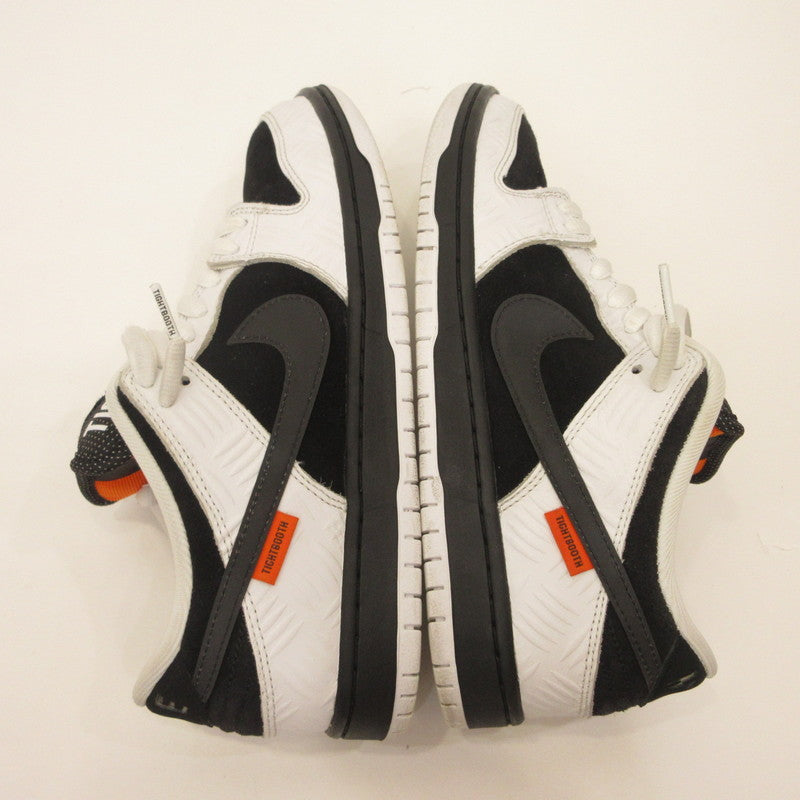 NIKE | ナイキ SB Dunk Low Pro QS 'Black and White' スニーカー FD2629-100 ×TIGHTBOOTH ホワイト 26cm