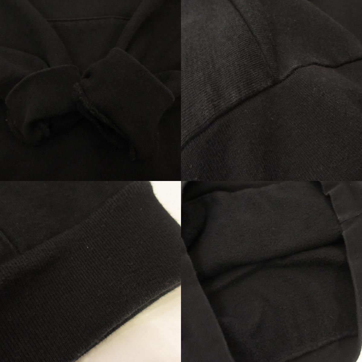 LOS ANGELES APPAREL | ロスアンジェルスアパレル 14オンス ヘビーフリース プルオーバー パーカー ブラック サイズ：XL
