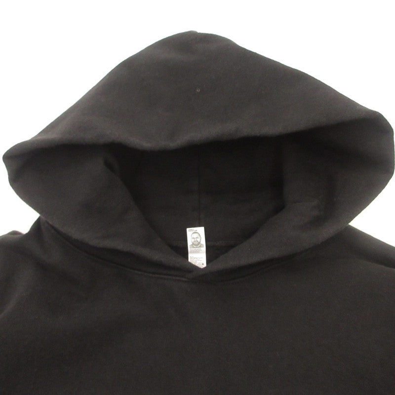 LOS ANGELES APPAREL | ロスアンジェルスアパレル 14オンス ヘビーフリース プルオーバー パーカー ブラック サイズ：XL