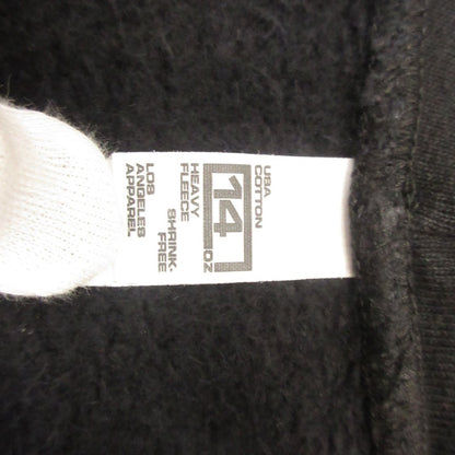 LOS ANGELES APPAREL | ロスアンジェルスアパレル 14オンス ヘビーフリース プルオーバー パーカー ブラック サイズ：XL