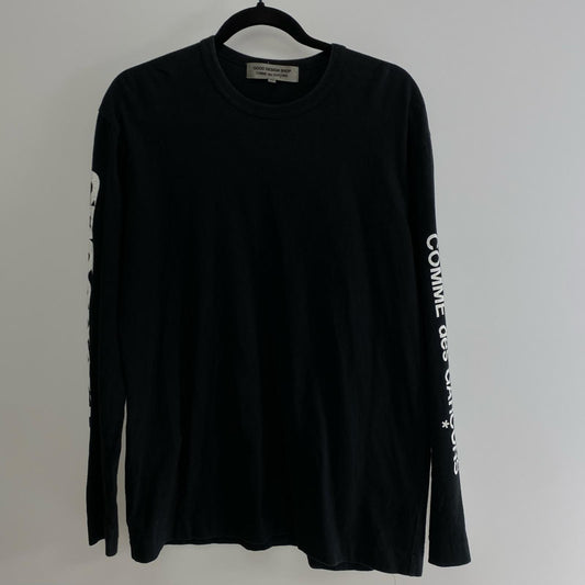 COMME des GARCONS | コムデギャルソン 長袖Ｔシャツ IR-T001 GOOD DESIGN SHOP ブラック サイズ：XL【姫路東店】