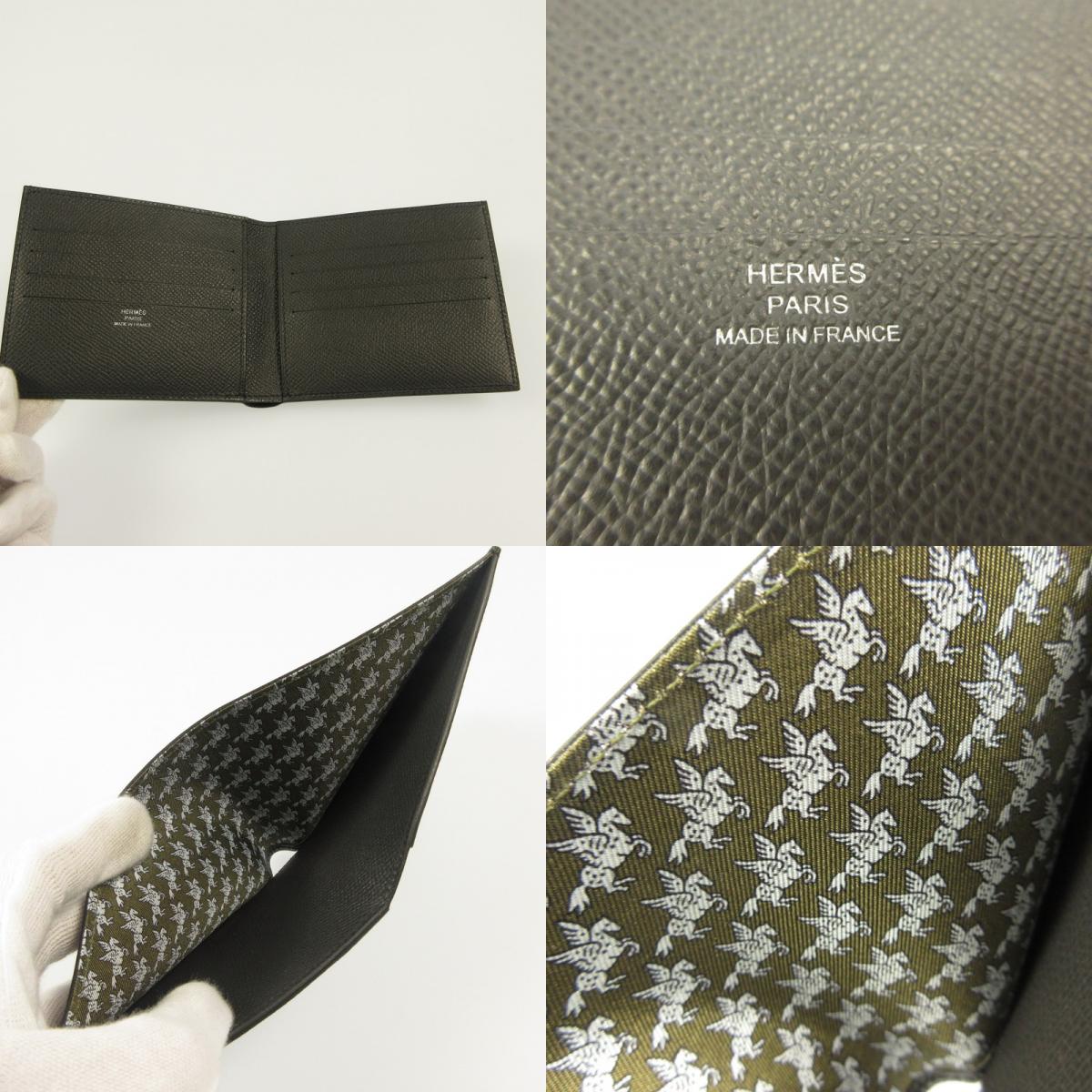 HERMES | エルメス カードケース シチズン・ツイル コンパクト 札入れ H088026CAAD 年式:K刻 プロン/ヴェール･ヴェロネーズ【姫路東店】