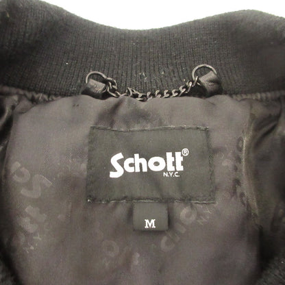 schott | schott LEATHER JACKET BOWERY Leather 782-5950013 Black Size: M