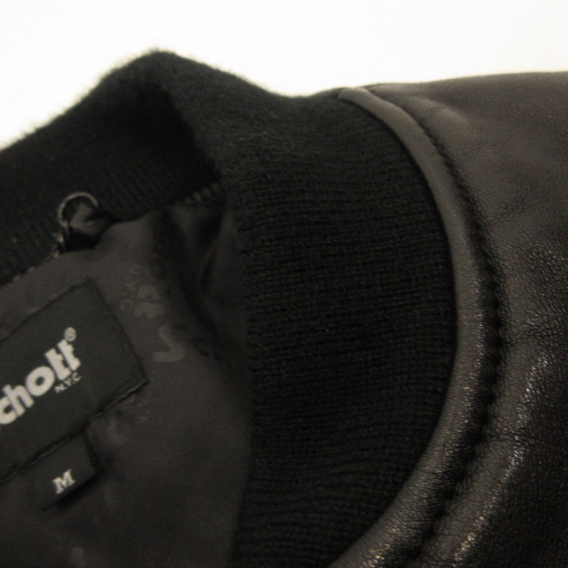 schott | schott LEATHER JACKET BOWERY Leather 782-5950013 Black Size: M
