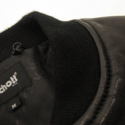 schott | schott LEATHER JACKET BOWERY Leather 782-5950013 Black Size: M