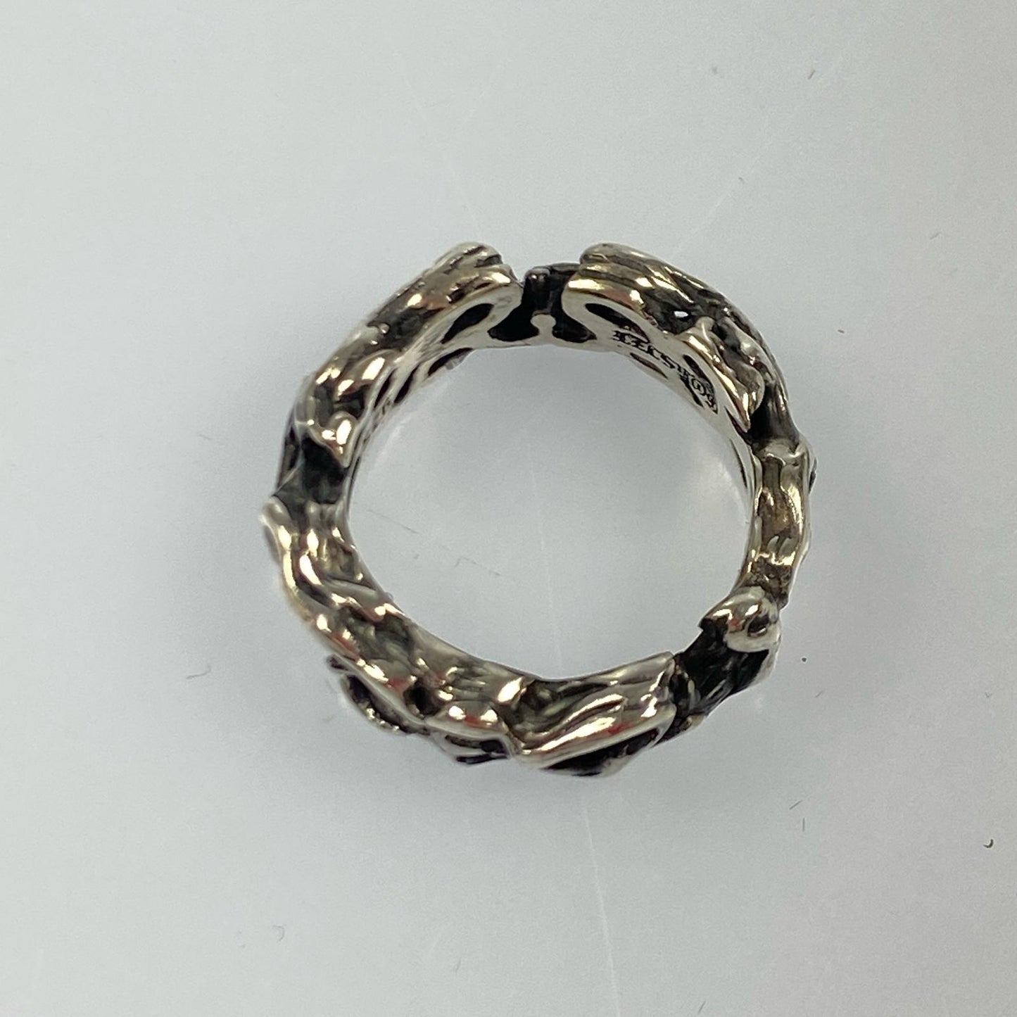 PALMETTE SCROLL RING GS205R
