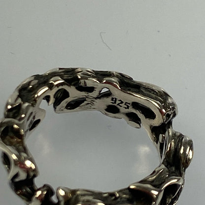 PALMETTE SCROLL RING GS205R