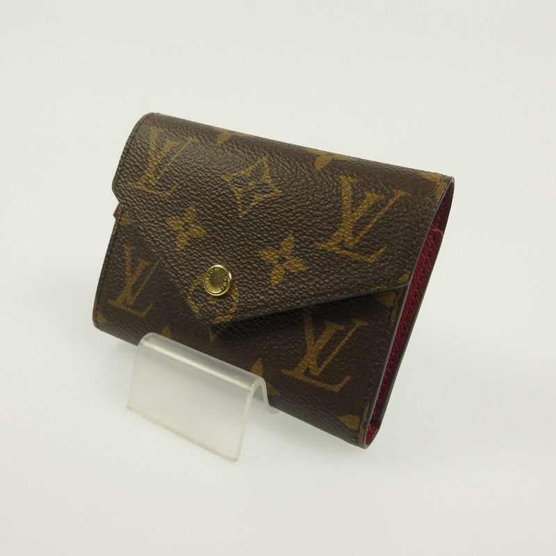 LOUIS VUITTON | ルイ・ヴィトン ポルトフォイユヴィクトリーヌ 三つ折り財布 M41938 フューシャ
