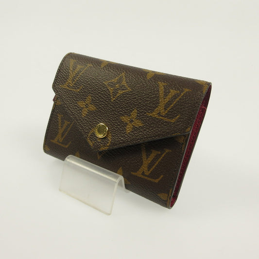 LOUIS VUITTON | ルイ・ヴィトン ポルトフォイユヴィクトリーヌ 三つ折り財布 M41938 フューシャ