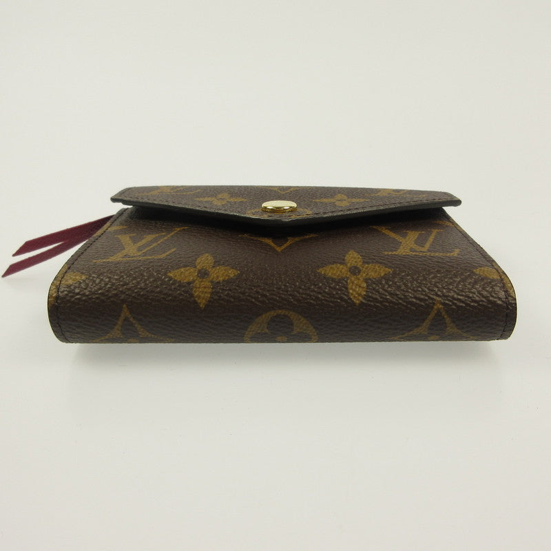 LOUIS VUITTON | ルイ・ヴィトン ポルトフォイユヴィクトリーヌ 三つ折り財布 M41938 フューシャ