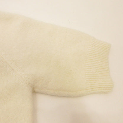 Alpaca Blend Jacquard Top Knit 23A-KN149-8065 White Size: S