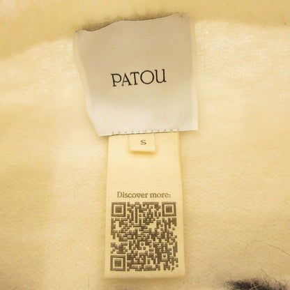 Alpaca Blend Jacquard Top Knit 23A-KN149-8065 White Size: S