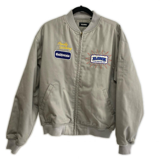 X-LARGE | エクストララージ CUSTOM WORK JACKET その他アウター 101241021005 キルティングジャケット グレー サイズ：M【姫路東店】