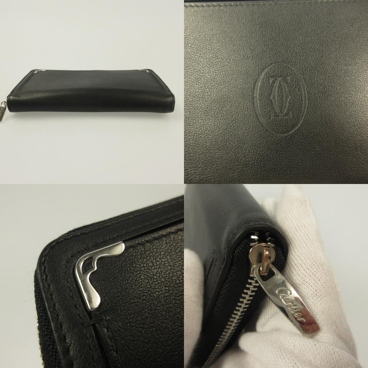 CARTIER | カルティエ マスト ドゥ カルティエ ラウンドジップ 長財布 L3001489