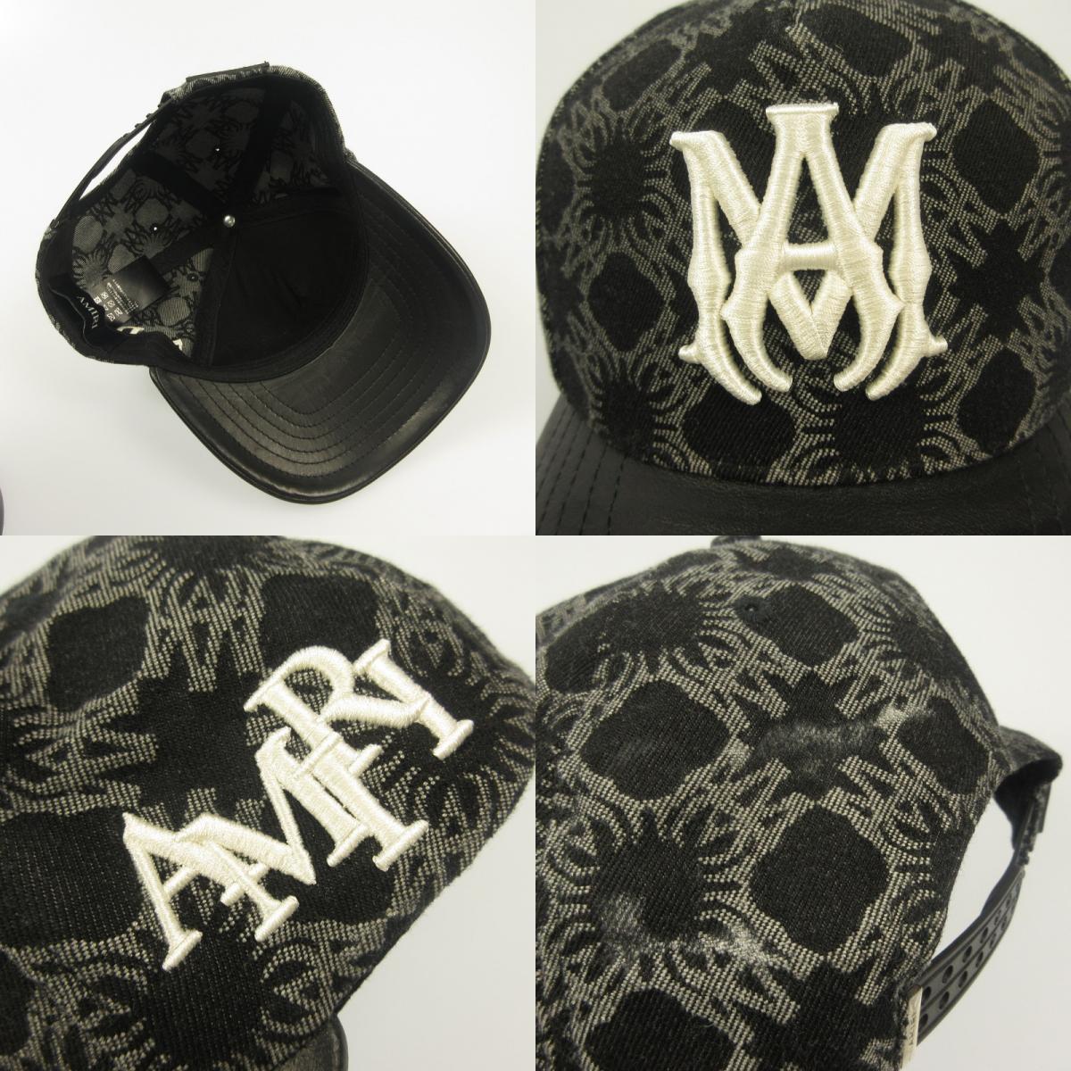 AMIRI | アミリ MA QUAD DENIM HAT キャップ AMHACP1036 国内正規品 ブラック