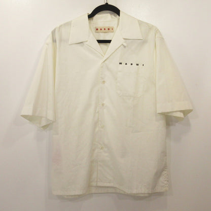 MARNI | マルニ LOGO O/P SHIRT 半袖シャツ CUMU0213P8 ホワイト サイズ：48