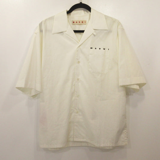 MARNI | マルニ LOGO O/P SHIRT 半袖シャツ CUMU0213P8 ホワイト サイズ：48