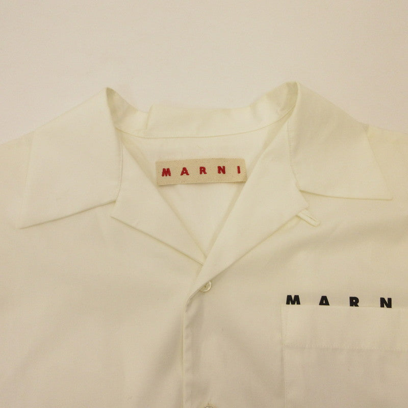 MARNI | マルニ LOGO O/P SHIRT 半袖シャツ CUMU0213P8 ホワイト サイズ：48