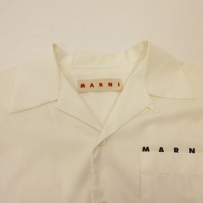 MARNI | マルニ LOGO O/P SHIRT 半袖シャツ CUMU0213P8 ホワイト サイズ：48