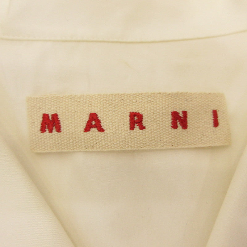 MARNI | マルニ LOGO O/P SHIRT 半袖シャツ CUMU0213P8 ホワイト サイズ：48
