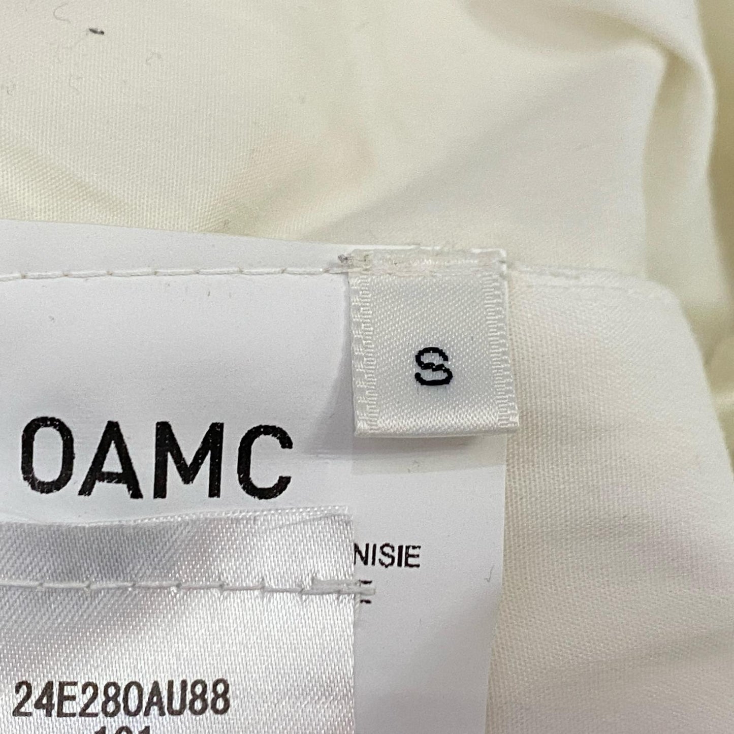OAMC | オーエーエムシー BASE PANTS パンツ 24E28OAU88 イージーパンツ ホワイト サイズ：S【姫路東店】