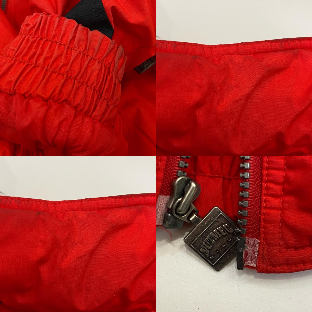 CHICAGO BULLS 中綿ジャケット レッド サイズ：L【姫路東店】