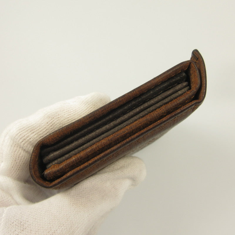 m+ | エムピウ MILLEFOGLIE 長財布 ブラウン
