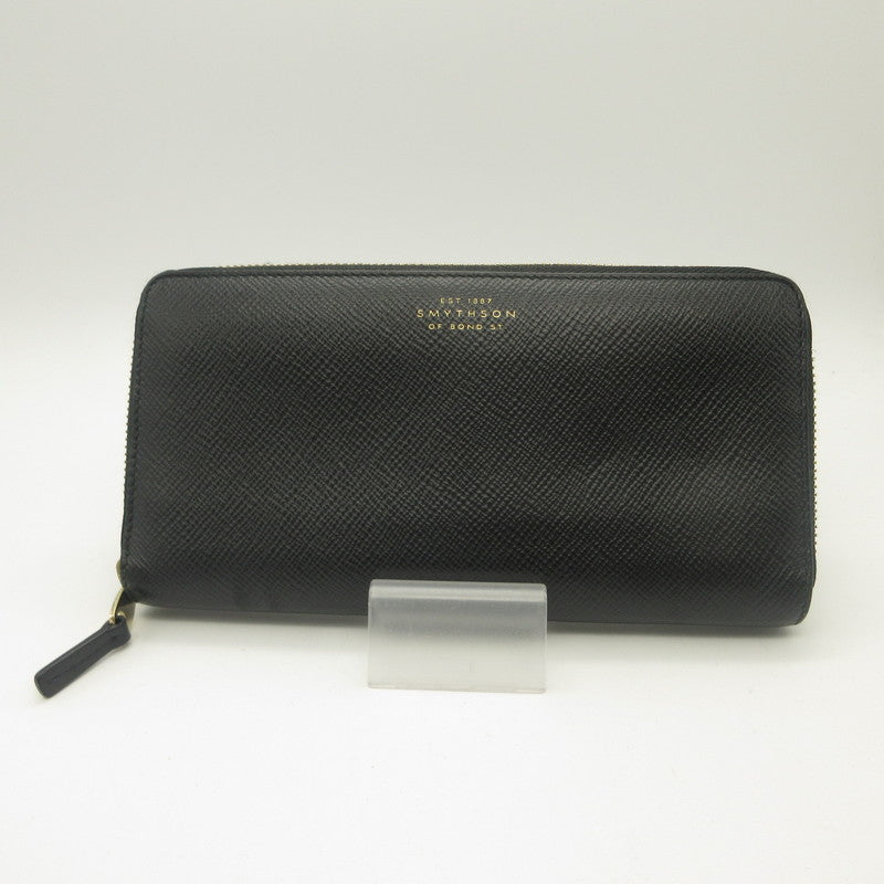 LARGE ZIP AROUND PURSE 長財布 ブラック