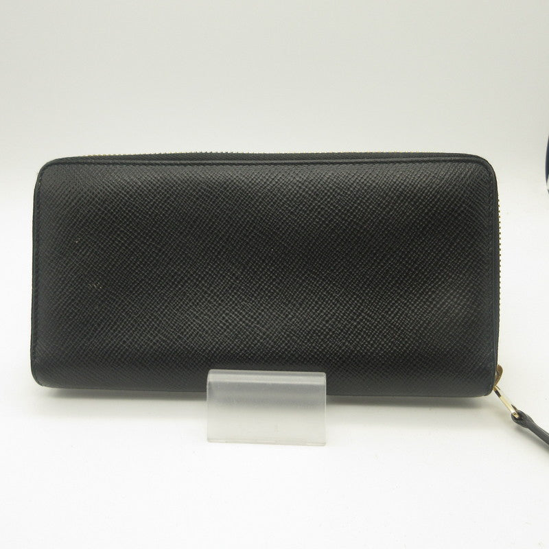 LARGE ZIP AROUND PURSE 長財布 ブラック